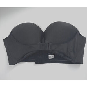 O2 Strapless Push-Up Lift Comfort Support Bra Black 38/85C NWOT *READ...